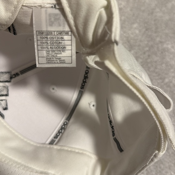 White Adidas Padel Hat - Picture 6 of 6